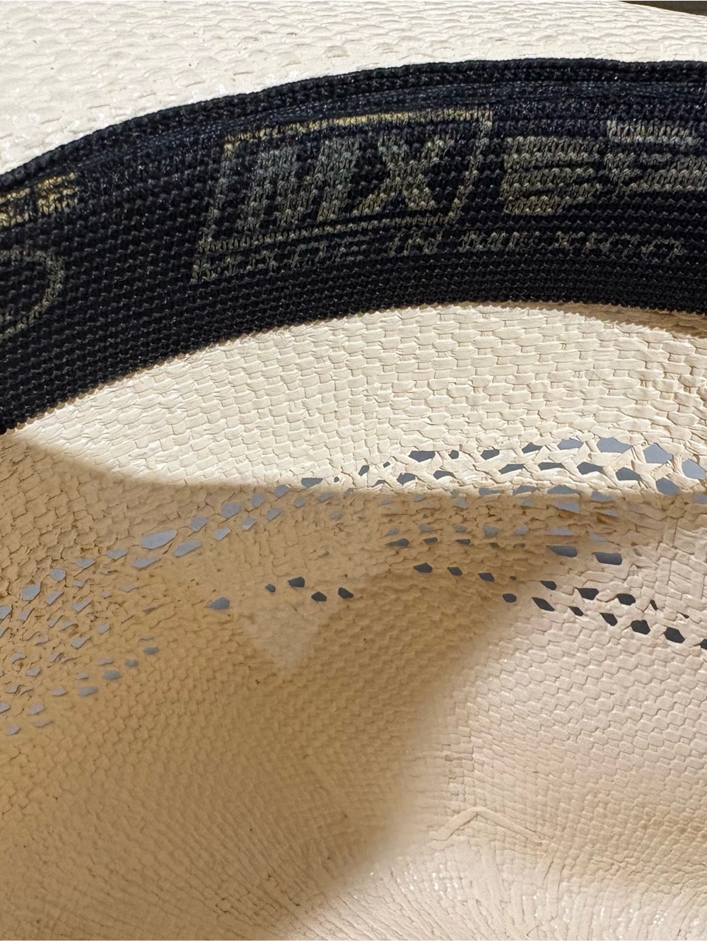 WE- Made in Mexico Two-Tone Cowboy Hat - Cream & Black - Picture 6 of 8